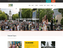 Tablet Screenshot of 350sacramento.org